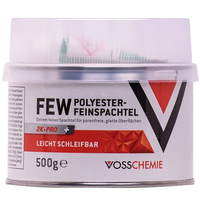 Vosschemie Few Feinspachtel 2-K Polyesterspachtelmasse 500 g Weiß