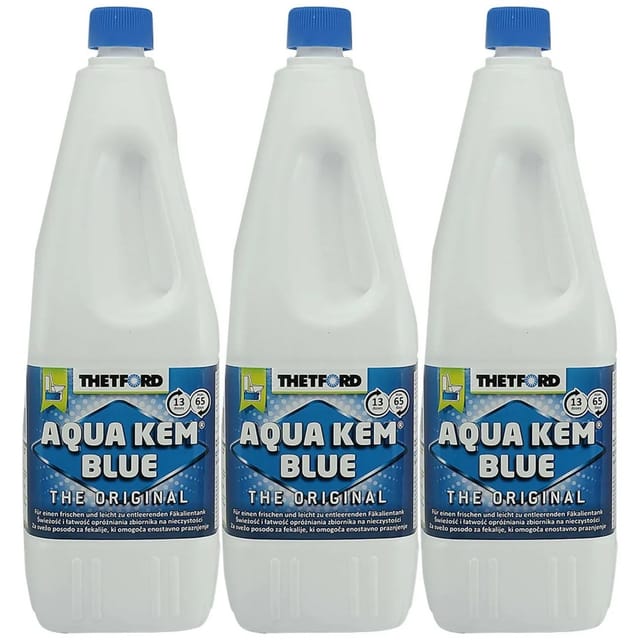 Thetford Aqua Kem Blue Flüssiger Toilettenzusatz 3 X 2 Liter