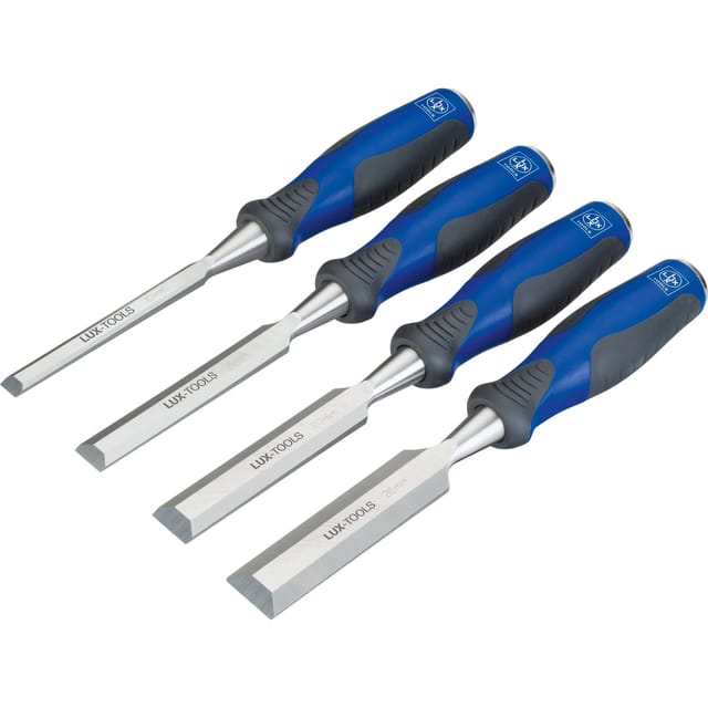 LUX-TOOLS Comfort Stechbeitel-Set 4-teilig