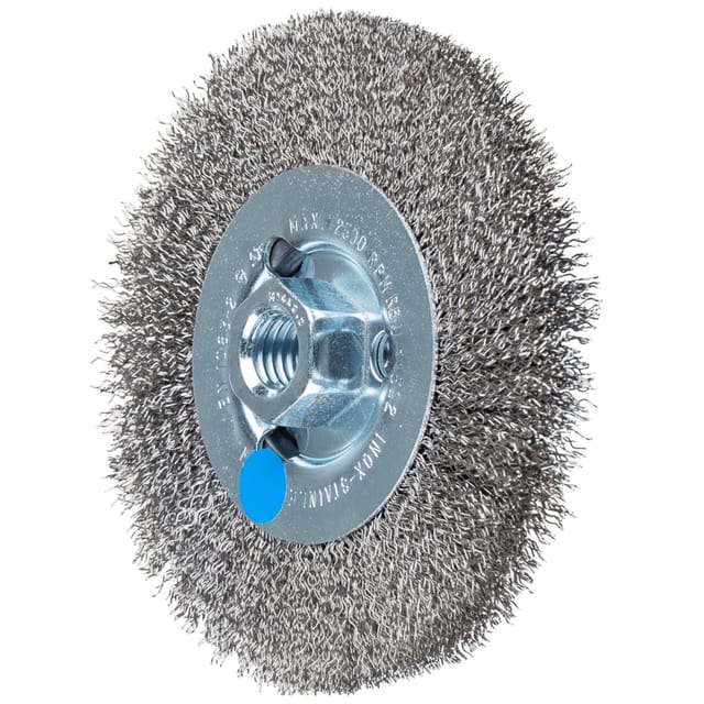 PFERD TOOLS Rundbürste ungezopft RBU Ø115x12 mm M14 Edelstahl-Draht-Ø0,30 Winkelschleifer