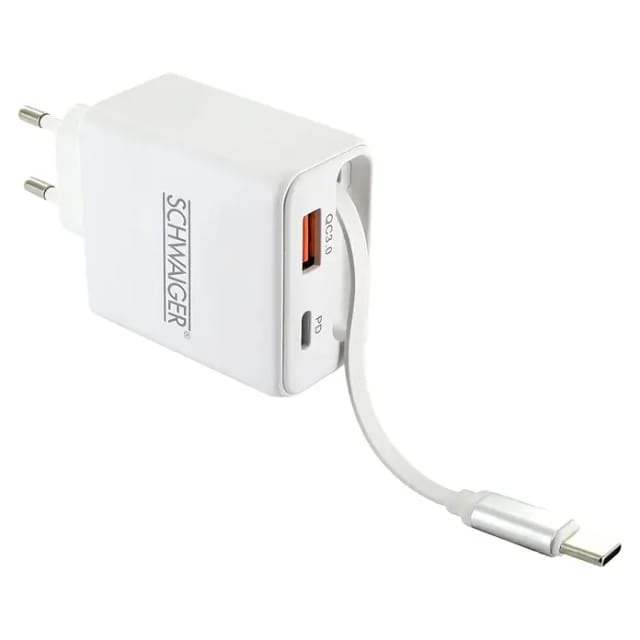 Schwaiger Ladeadapter USB A+C 30 W