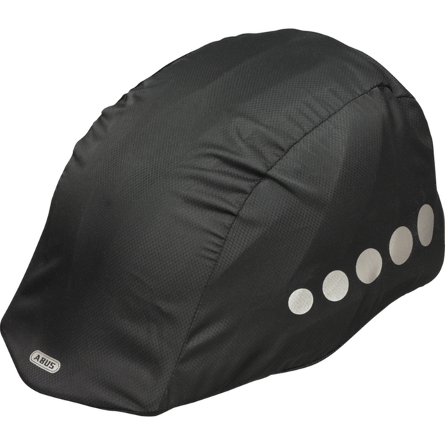 ABUS Regenüberzug für Fahrradhelm reflektierend schwarz