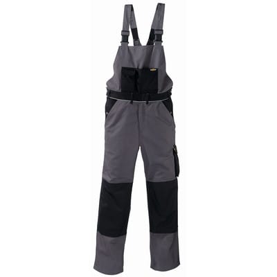 Berufslatzhose AMAZONAS 8337, grau/schwarz, Größe 106