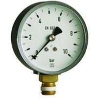 Rohrfedermanometer RF 63 axial G 1/4" B, 10 bar, Gehäuse-ø63mm Bild 2