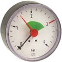 Rohrfedermanometer HZ 63 axial Gehäuse-ø63mm, G 3/8" B, 0-4 bar Bild 2