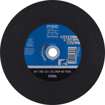 Trennscheibe T 350x3,0x32 mm Leistungslinie SG CHOP HD STEEL für Stahl