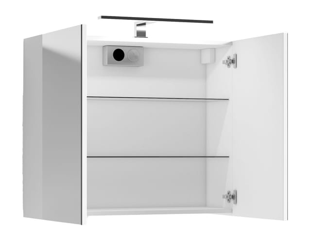 byLIVING Spiegelschrank Spree (Weiß, 70cm)