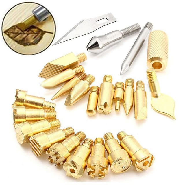 23-teiliges Set Mit Brandmalerei-spitzen, Holzbrennset, Gravurwerkzeug Für Erwachsene, Diy-geschenk Für Anfänger, Geburtstag, Weihnachten, Party