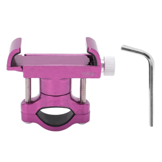 Robuste Handyhalterung Aus Aluminiumlegierung Für Fahrräder, Motorräder Und Roller – Pink – Inklusive Inbusschlüssel