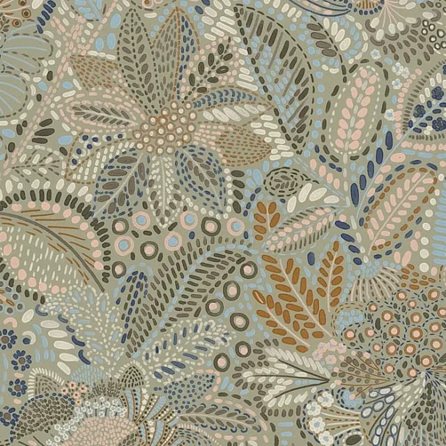 Vliestapete - Cuba Ii - Grau Blumen Floral A.s. Creation - 780255