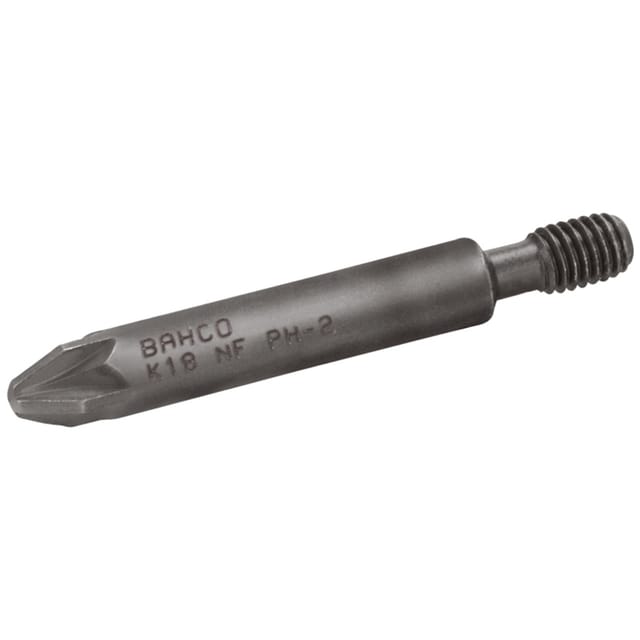 Bahco M6 Schraubendreher-bits Für Phillips-schrauben Ph2, Mit Gewinde 44,5 Mm