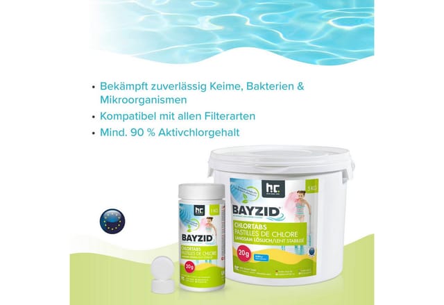 Höfer Chemie Gmbh - 5 Kg Bayzid® Chlortabs 20g Langsam Löslich