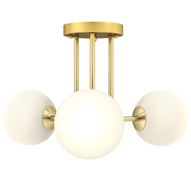 3-flammige Led-deckenleuchte G9, 25 W, 42 Cm Goldkugel, Moderne Beleuchtung Für Wohn- Und Schlafzimmer