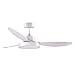 Ventilator Dc Tulum Weiß, 3 Flügel, 25w Led 300040006000k, Al.39xd.120cm