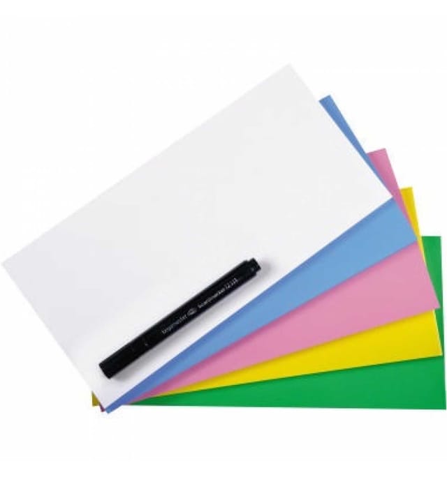 Legamaster - Moderationsfolie Magic-chart Notes 20 X 10 Cm (b X H) Blanko Selbsthaftend Polypropylen Farbig Sortiert 500 St./pack.