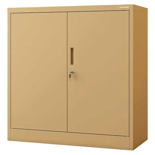 Jan Nowak Aktenschrank Beata (B x T x H: 90 x 40 x 92,5 cm, Beige)