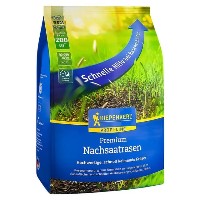 Kiepenkerl Profi-Line Nachsaat-Rasen Premium (4 kg, 200 m²)