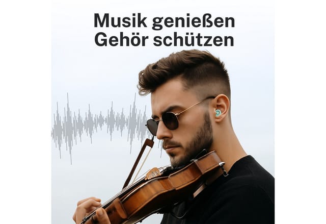CUXCES Ohrstöpsel 21 dB Gehörschutz Türkis für Bauarbeiten Schlaf Reisen und Konzerte 4 Größen