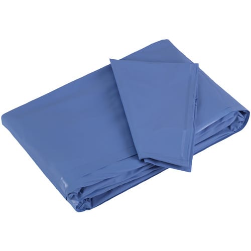 Waterman Poolfolie Ersatzfolie Achtformbecken 540x350x150cm Dicke 0,6mm Keilbiese Blau