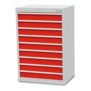 Bedrunka+Hirth Schubladenschrank Serie T500-6 mit 9 Schubladen
