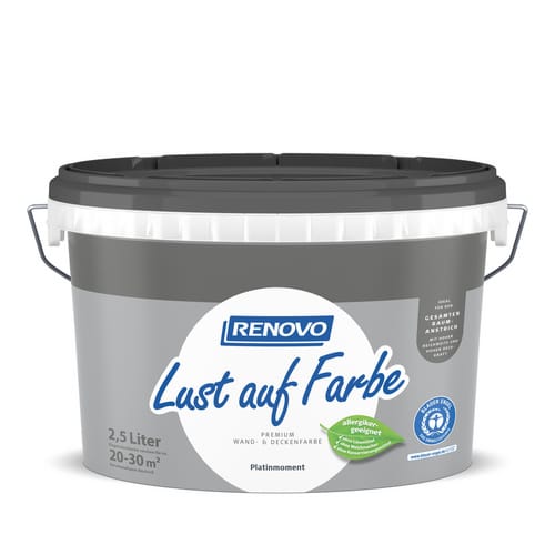 Lust auf Farbe matt 2,5L Platinmoment 7571 - Renovo