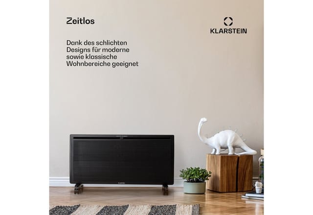 Hot Spot Slimcurve Double Wave 2-in-1 Heizgerät 2000W Wochentimer Stahlblech