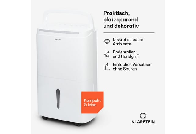 DryFy Connect 50 Luftentfeuchter WiFi Kompression 50l/d 45-55m² 50l/24h