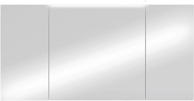 byLIVING Spiegelschrank SPREE, Breite 120 cm, weiß, LED Beleuchtung
