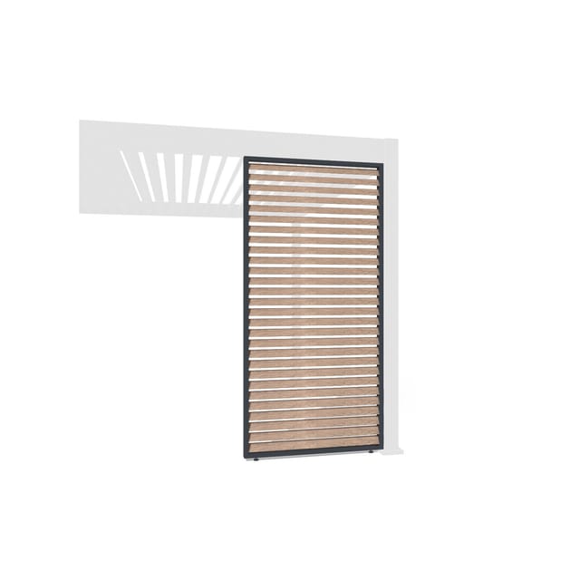 Pergoline Paneel Horizontal 1,13 Meter anthrazit holz