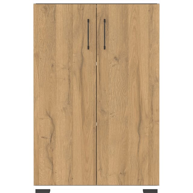 Germania Aktenschrank 4247-559 GW-Profi, Eiche-Nb., mit Metallgriffen, 80 x 123 x 40 cm (BxHxT)