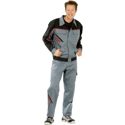 Bundjacke 2312 schiefer/schwarz/rot, Größe 118