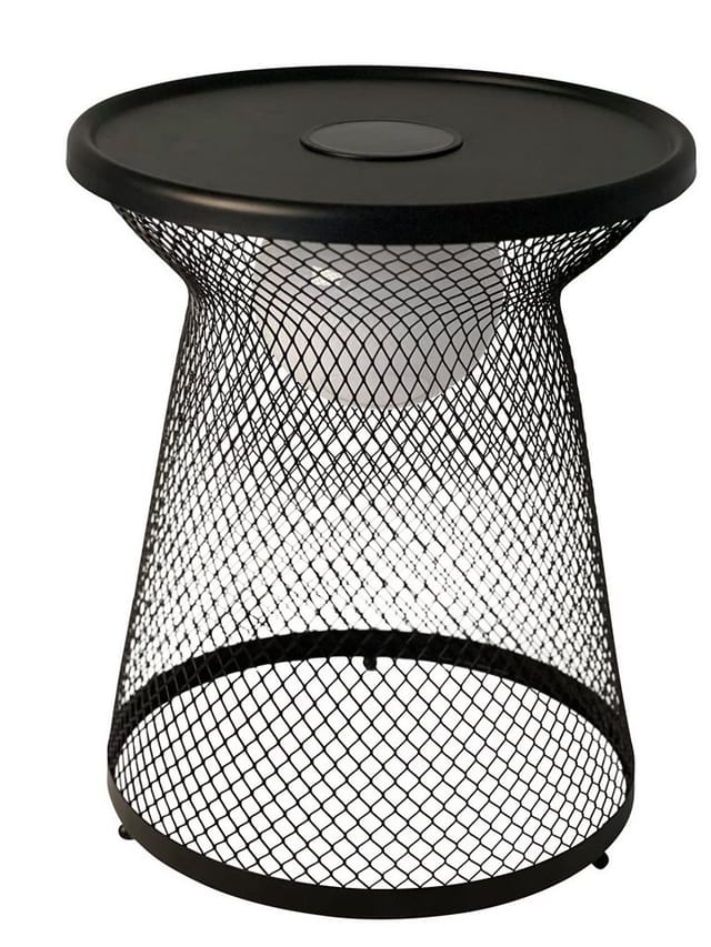 Leco LED Außen-Stehlampe Solarleuchte / Solartisch LUNA, LED fest integriert, warmweiß, 3000k, Stehleuchte, Tisch, Beistelltisch
