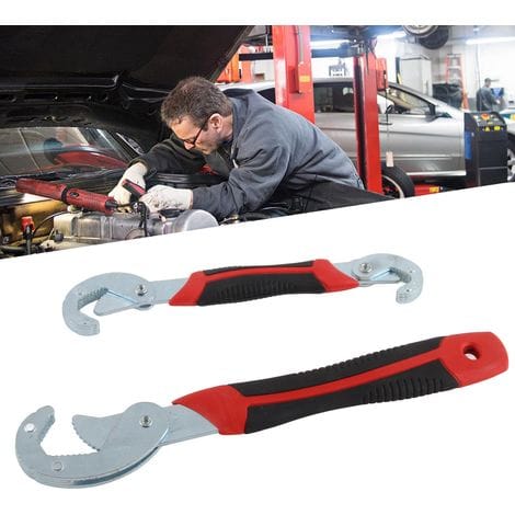 Set Mit 2 Multifunktionalen Selbstspannenden Schraubenschlüsseln 9–32 Mm, Universeller Schnellverschluss-rohrschlüssel