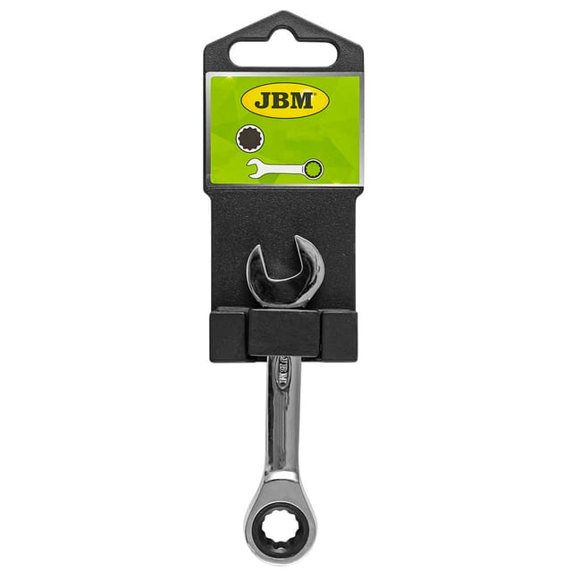 Jbm - Kurzer Ring-maulschlüssel Mit Ratsche 13mm. 13494