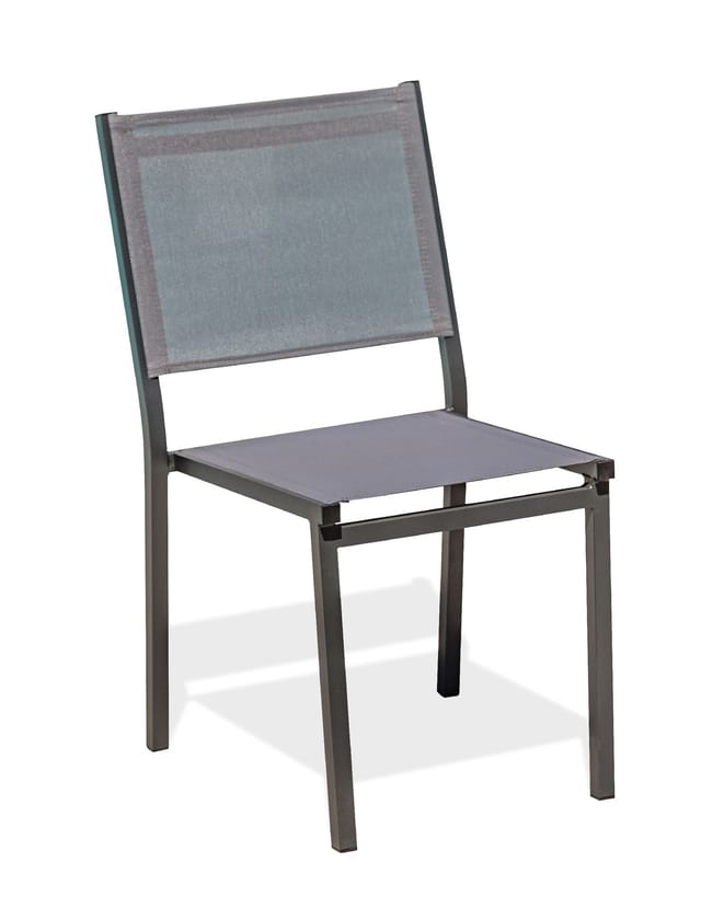 Tolede - Stapelbarer Gartenstuhl, Aluminium/textilene - Dcb Garden