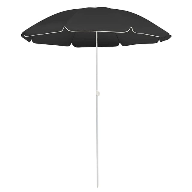 Sonnenschirm Mit Stahlmast Anthrazit 180 Cm