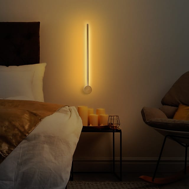 Wandleuchte Gold 62 Cm Metall Vortex
