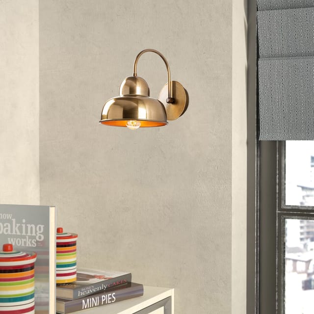 Wandleuchte Gold Metall Allure