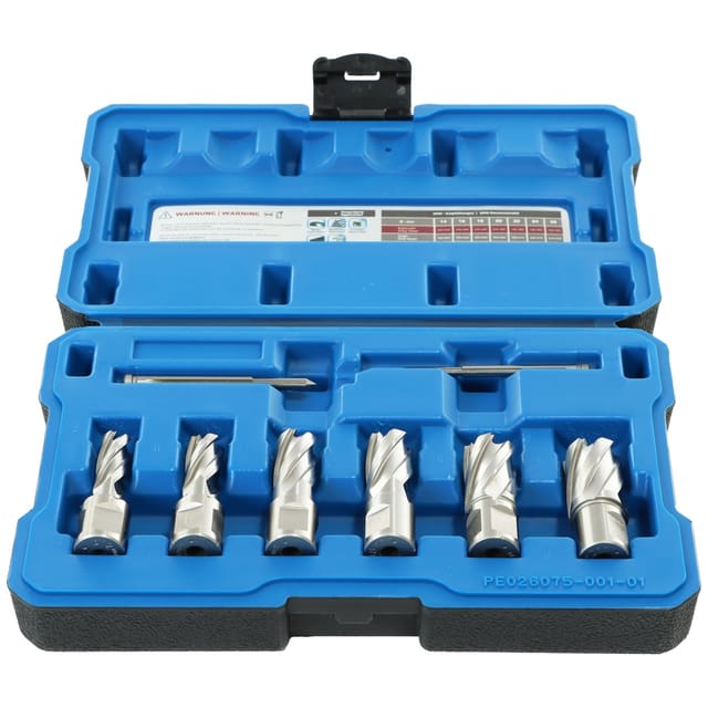 Hss-kernbohrer-set, 7-teilig