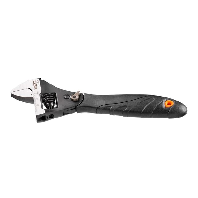Neo Tools Verstellbarer Schraubenschlüssel Mit Ratsche 200 Mm - Schnelles Arbeiten, Ergonomisch