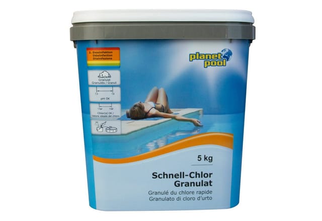 Planet Pool - Schnell-chlor-granulat, 5 Kg