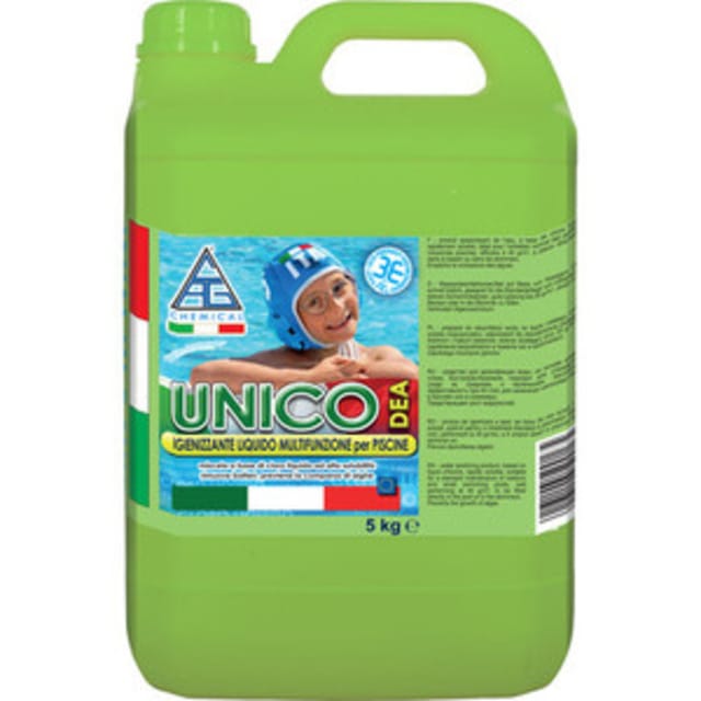 Salone Srl - Multifunktionsflüssiges Chlor Für Schwimmbad Kg. 5 Einzigartig