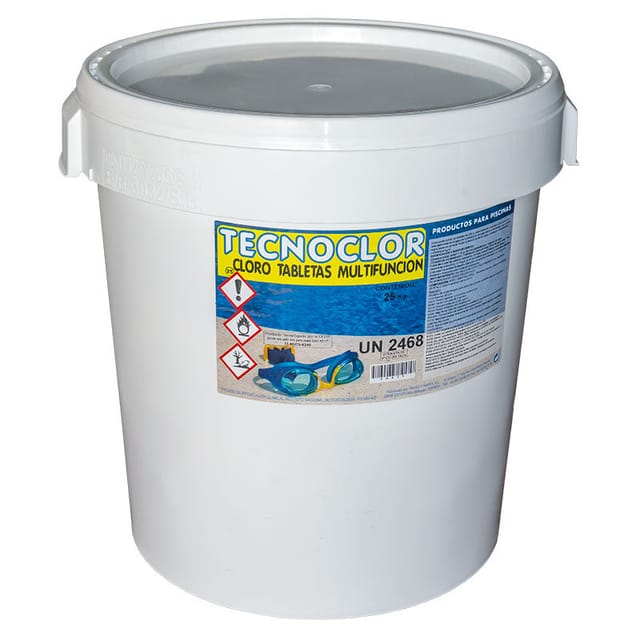 Quimicamp - Multifunktionschlor In Tabletten. 25-kg-behälter. Tecnoclor .