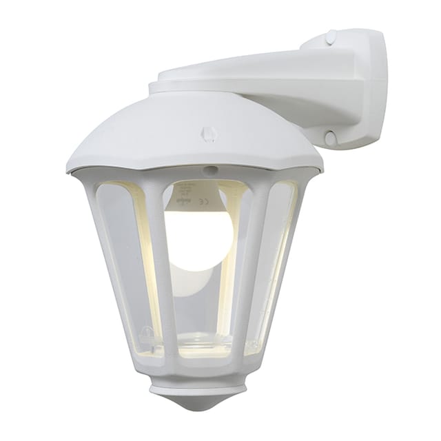 Wandleuchte Giampy 1xe27 Ip55 L.21xb.27xh.31,5cm Weiss Harz