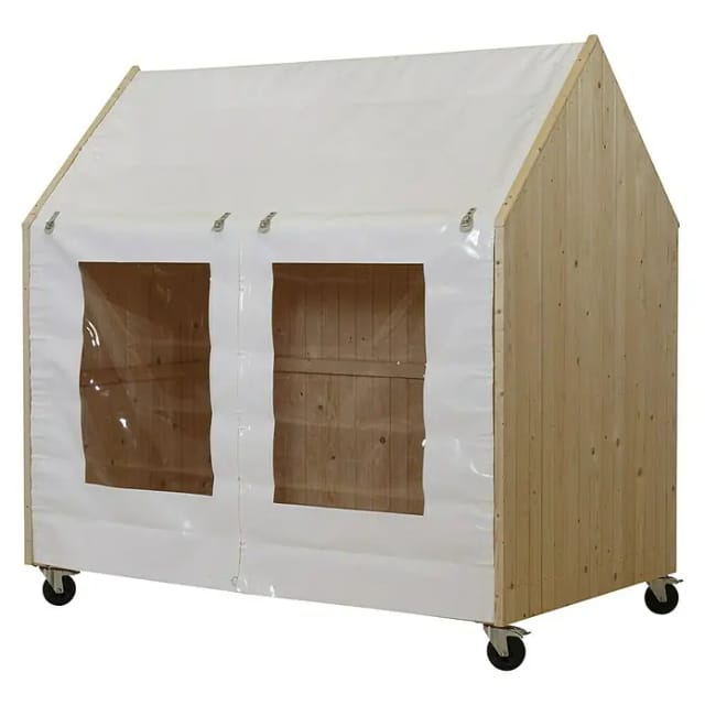 Plus Gewächshaus (Außenmaß inkl. Dachüberstand (B x T): 203 x 123 cm, 15 mm, Natur)