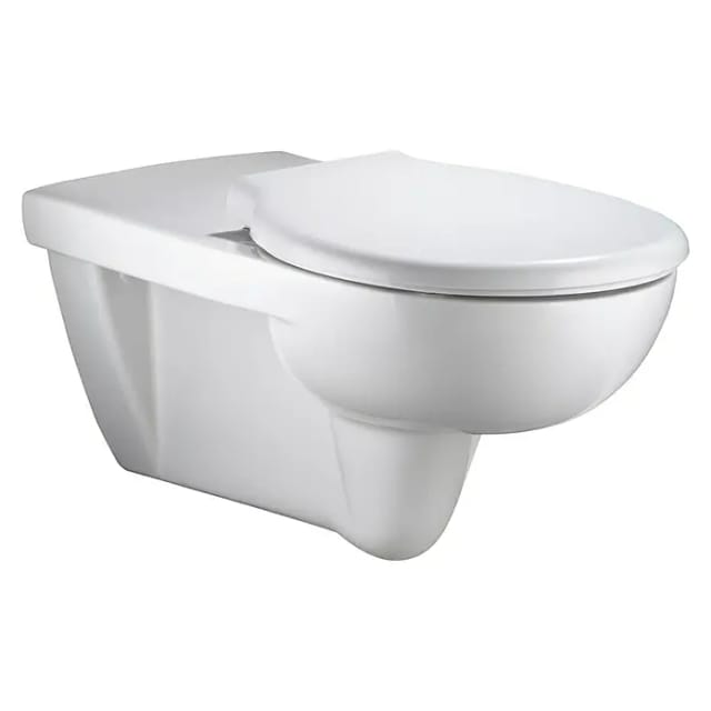Geberit Renova Comfort Wand-WC (Mit Spülrand, Ohne Spezialglasur, Spülform: Tief, WC Abgang: Waagerecht, Weiß)