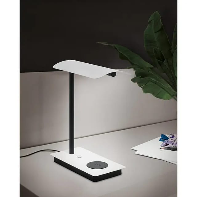 Eglo LED-Tischleuchte Arenaza (5,8 W, L x B x H: 24 x 13 x 32 cm, Weiß, Warmweiß)