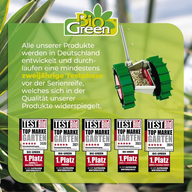 BioGreen Handstreuer Super Seeder (L x B x H: 17 x 17 x 97 cm, Metall)