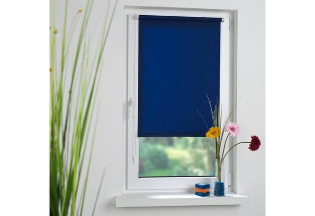 LIEDECO Rollo »Klemmfix«, blau, Polyester