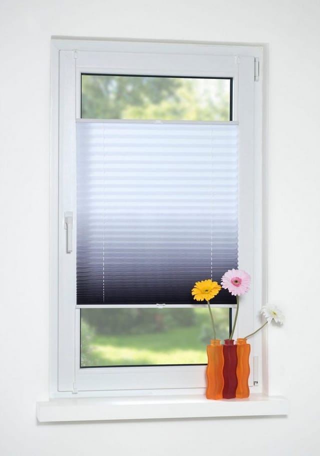 LIEDECO Klemmfix-Plissee, 45x130 cm - grau